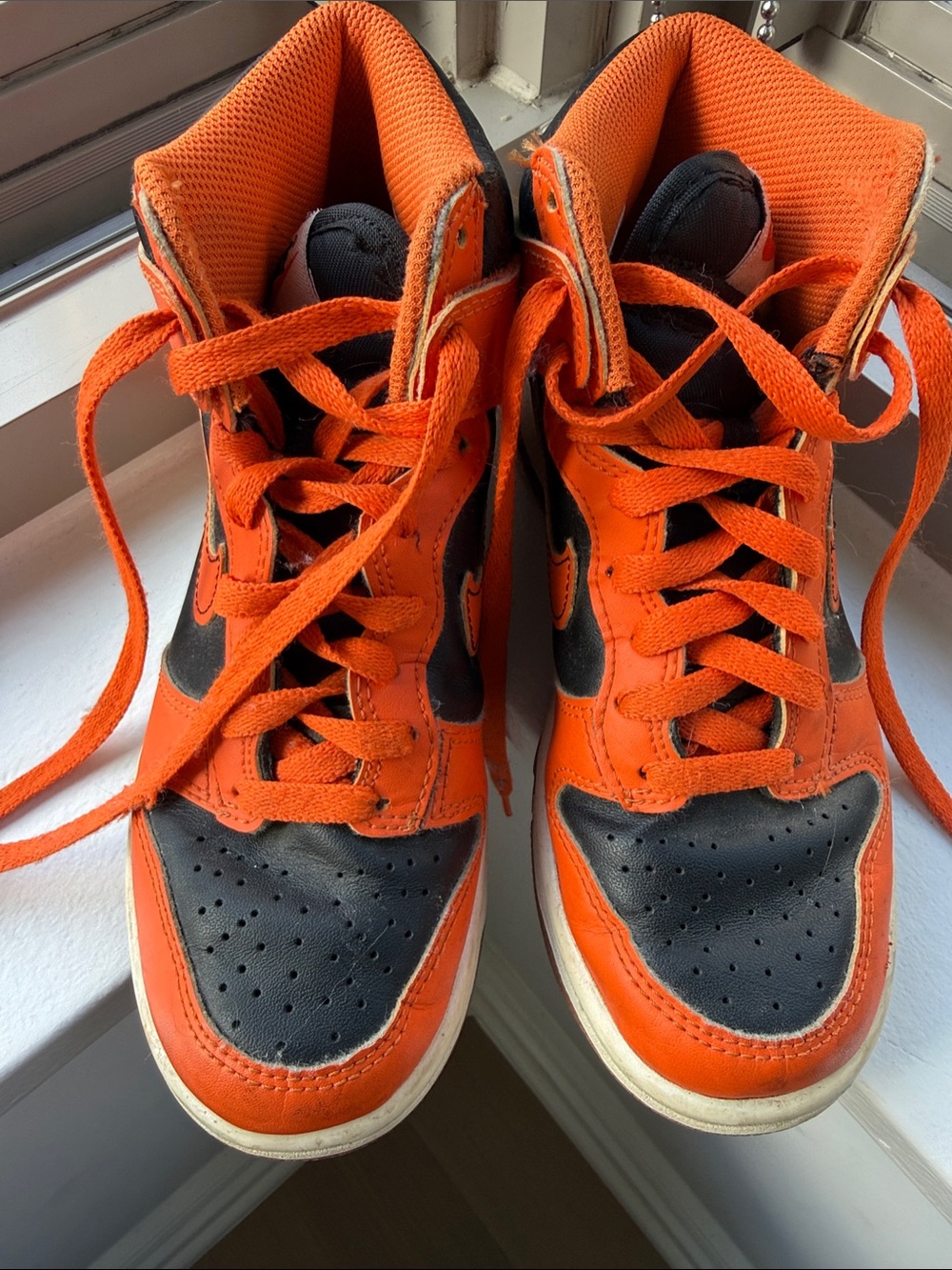 Kids 4Y Nike Dunk Halloween Hi Tops